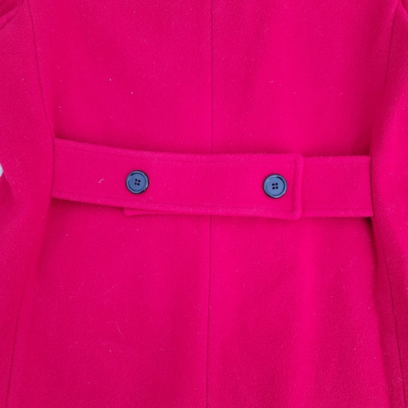 VINTAGE WOOL Women’s Long Coat Size 12/14 - Picture 6 of 8